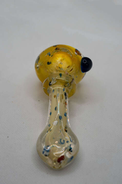 Yellow Dotted Glass Pipe